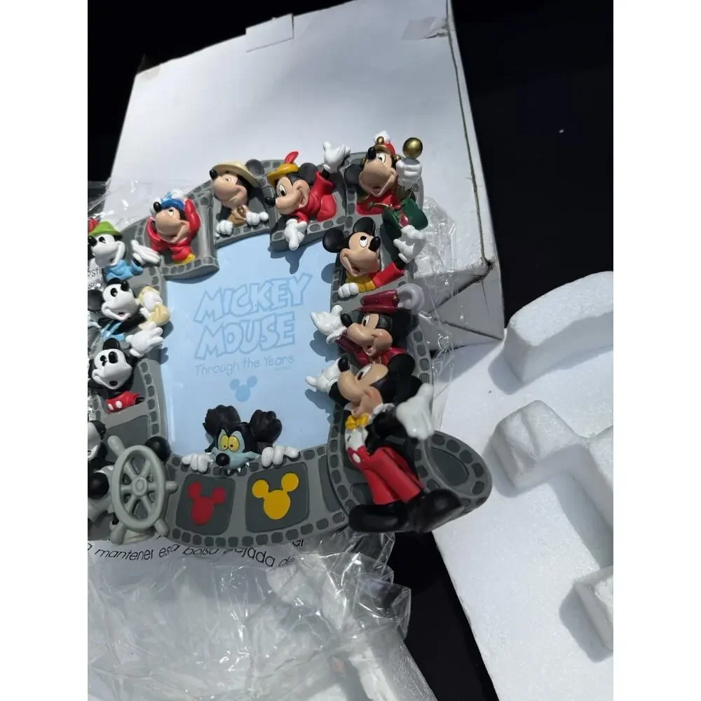 Mickey Mouse Walt Disney Through The Years Faces Picture Photo Frame New In Box!